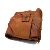 half wallet ブラウンワイルド