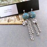 ジルコニアとイルカの夏ピアスorイヤリング