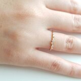 K18 Natural Daimontd Ring花畑(flower garden)