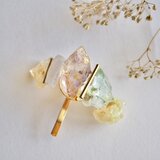 人間関係が上手くいく　本当に信頼できる人との出会いのお守り/　天然石のポニーフック