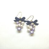 コットンフルールピアスorイヤリング　４color(2)