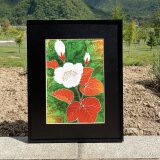 KIMONO SILK ART【椿】Tsubaki