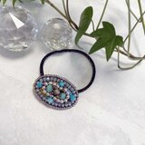 ヘアゴムアクセサリー【オーバル】マルチ