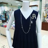 マザーオブパールロングネックレス