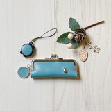 2wayコンパクトコインケース・印鑑ケース(てんとう虫・ドイツ製スタッズ)