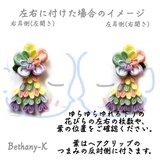 ≪下がり付きの6.5cmキュートな重ね梅≫の画像