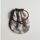 ミニ巾着　YUWA綿麻