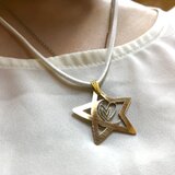 シンバルで創った星のペンダントトップ