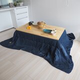 幅120 オールシーズン対応 4人掛け 完成品家具調こたつ/リビングローテーブル/食卓の画像