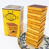 木製カステラ積み木(タワーバランスゲーム)