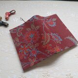 *本のお着物*文庫・草花模様