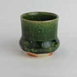 織部　しもぶくれ ぐい吞み２