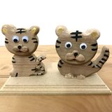 旧正月　かわいい木製 寅・虎・とらの置物　干支　2022年 　《縁起物》