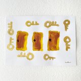 「全てはあなた次第」　アクリル画　絵画　アート　抽象画