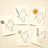 絵柄が選べる ポストカード5枚セット ※送料無料 ・メッセージカード・絵葉書　【特集掲載作品】　