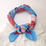 マドレーヌのハンカチーフ（blue）＆レシピの画像