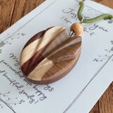 【送料無料】Wooden necklace GIZACHOCO-4