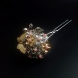 桜に蝶のちりちり簪 No.3