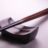 食卓オブジェ 浮箸(ふうと) 拭き漆のお箸の画像
