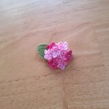 紫陽花のブローチ