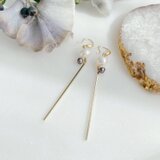 淡水パールのスティックピアス -Dotted crotchet-✨ 卒園・卒業式、入園・入学式にも✨