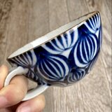 スープカップ　タマネギ柄の画像
