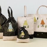 刺繍名入れ付き通園・通学5点セット（お家)