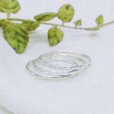 【選べる模様】華奢リング（シルバー）