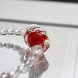 蜻蛉玉ブレスレット〈紅／くれない〉　2022-07