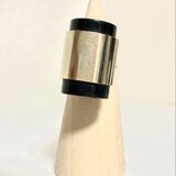 メタルヴィンテージボタン　ワイヤーリング