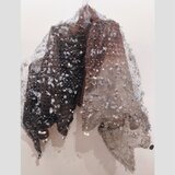 魚の鱗ショール（グレー）の画像