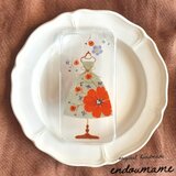 押し花　ドライフラワー　スマホケース　スマホカバー　Android　iPhone