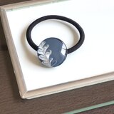 絆～Infinity～くすみブルーホワイトヘアゴムorポニーフック