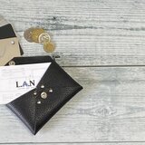 ✉L.A.Nが作ったCCB leather case ✉【牛革　シュリンク　ブラック】