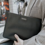 iPad Pro12.9インチ用スリーブ イタリアンNAPAレザー – ジェイドブラック【父の日、誕生日ギフトに】