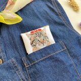 高貴な動物ハンカチタオル01