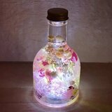 『春花の森』プリザーブドフラワーとクリスタルのメルヘンハーバリウムライトの画像