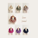 選べるcolor♪高級リネンのスヌード　日本製　Aの画像