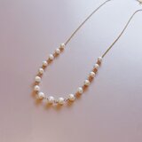 〈mame〉淡水パールネックレス（45cm）14kgf