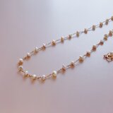 〈hoshikuzu〉淡水パールネックレス（55cm）14kgf