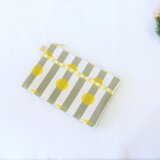 【50％off】2ポケット付ぺたんこポーチ◇stripedot-ye