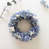 涼しげ青いミニリース　ブルーライム　の画像