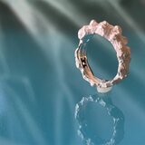 白いサンゴのリングの画像