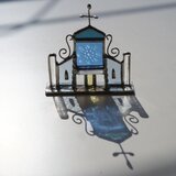 バロックな聖堂　ペールブルー　2505の画像
