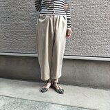 『モード&エフォートレス』♥バルーンパンツ（ベージュ）【M~4L】ベージュ