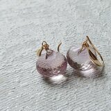 再販ラスト　アメジストのピアス