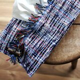 浴衣生地で涼しげな裂き織りティッシュカバー