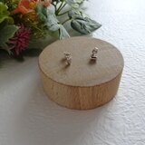 コロンとしたプチピアス