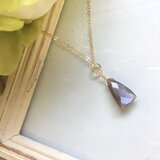 ◆14Kgf◆ ムーンストーンのネックレスチャーム