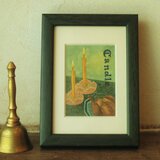 水彩イラスト原画　『Candle』